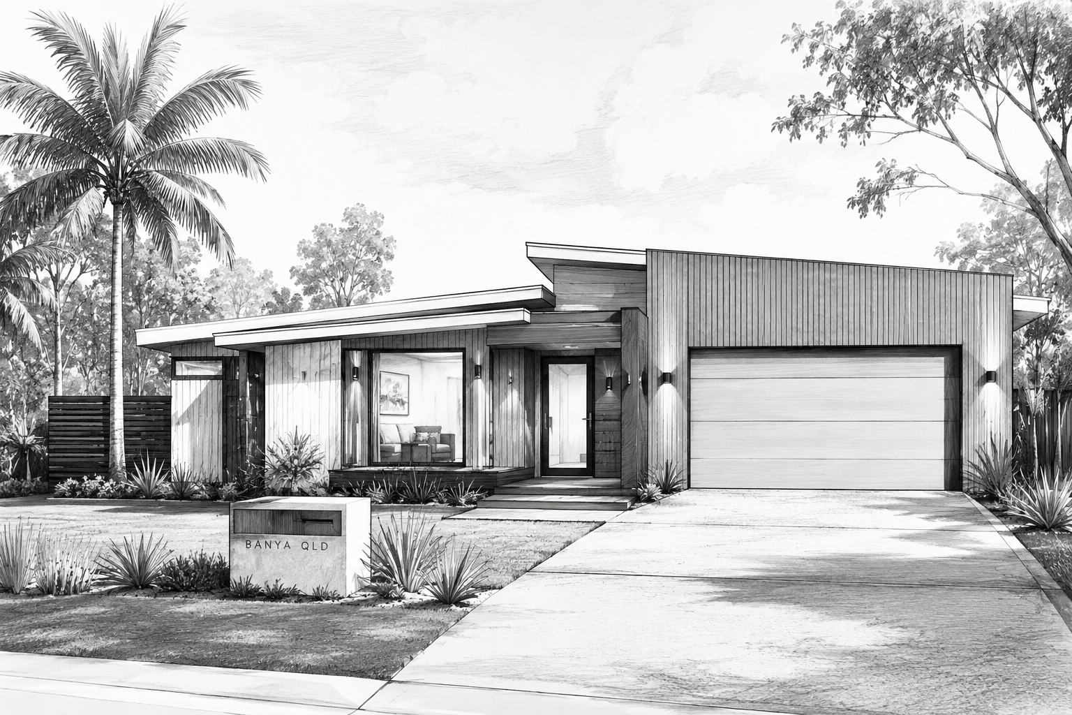Illustrated Queensland home